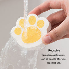 Bathroom Glass Mirror Stain Removal Watermark Sponge Rub Faucet Descaling Cleaning Tool, Pink