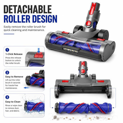 For Dyson  V7 / V8 / V10 / V11 Handheld Vacuum Cleaner Motorized Floor Brush Bristles