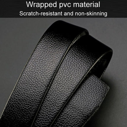 Dandali Scratch-Resistant Wrapped Edge Automatic Buckle Belt Mens Casual Waistbone Belt