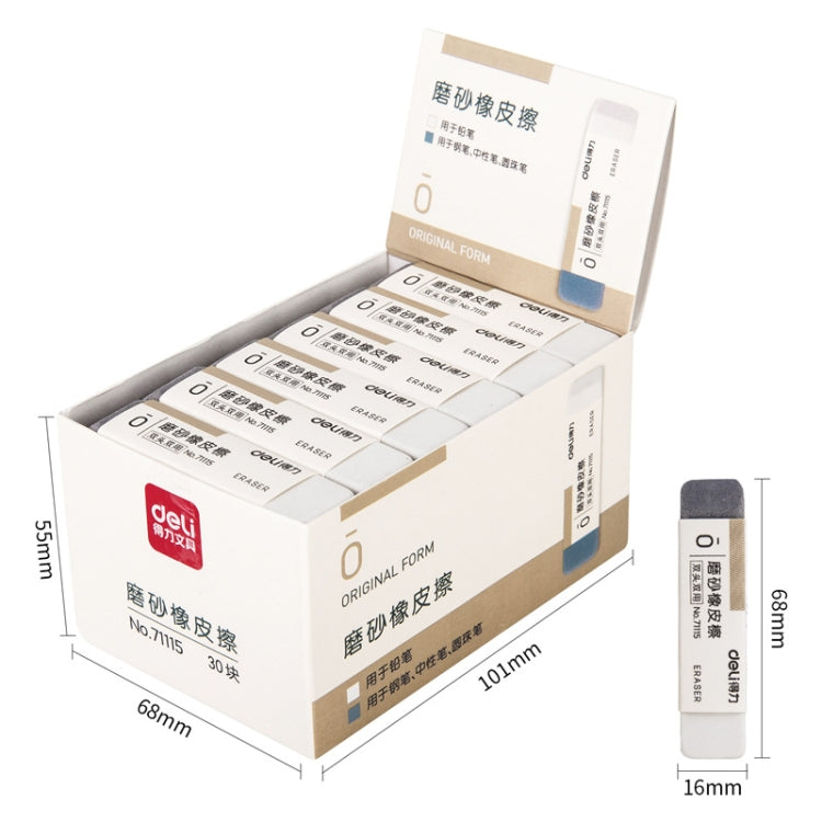 Pen Eraser Erasable Pencil Neutralizer Pen, Deli 71115 Semi-frosted, Deli 71114 Full Frosted