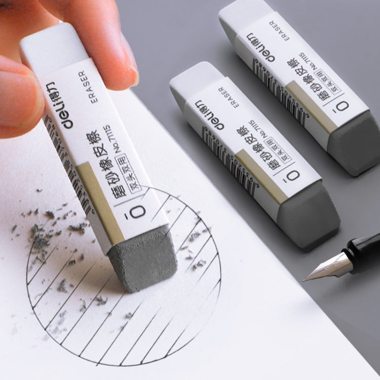 Pen Eraser Erasable Pencil Neutralizer Pen, Deli 71115 Semi-frosted, Deli 71114 Full Frosted