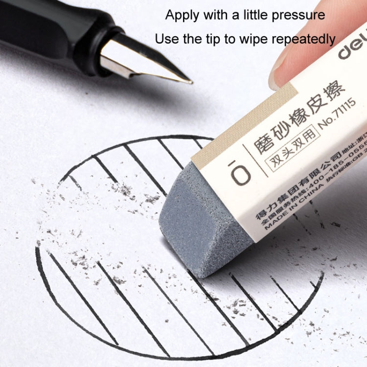 Pen Eraser Erasable Pencil Neutralizer Pen, Deli 71115 Semi-frosted, Deli 71114 Full Frosted
