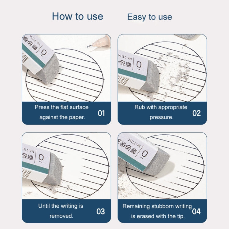 Pen Eraser Erasable Pencil Neutralizer Pen, Deli 71115 Semi-frosted, Deli 71114 Full Frosted