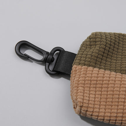 Corduroy Outdoor Cycling Hanging Bag Earphone Portable Storage Sports Bag Universal Bag Hanger