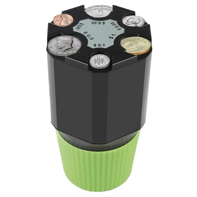 Car Piggy Bank Dollar Coins Desktop Storage Counting Box