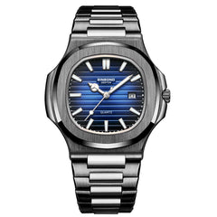 BINBOND B1885 30m Waterproof Retro Luminous Square Men Quartz Watch