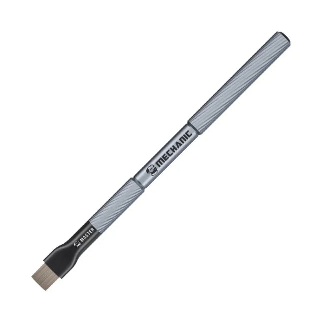 MECHANIC Cell Phone Motherboard Chip Degumming Brush PCB De-Tin Cleaning Cylinder Long Handle Brush, Sideburns, Steel Wire, Double-ended Sideburns+Steel Wire