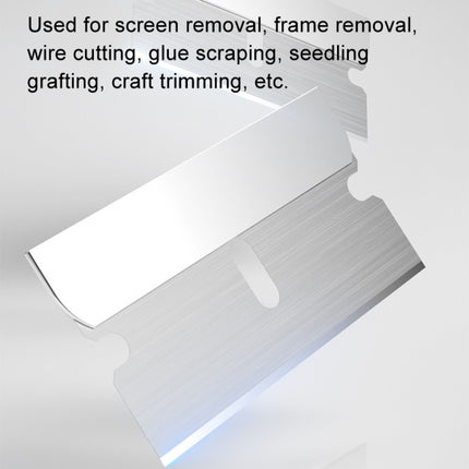 MECHANIC Screen Repair Small Blade Ultra-thin High Toughness Carbon Steel Sharp Edge, 5pcs /Pack, 100pcs /Pack