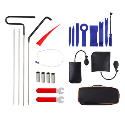 Car Audio Repair Disassembly Auxiliary Emergency Tool Kit, Orange 18pcs/set, Purple Red 18pcs/set, Red 22pcs/set, Blue 22pcs/set, Blue 23pcs/set, 27pcs/set