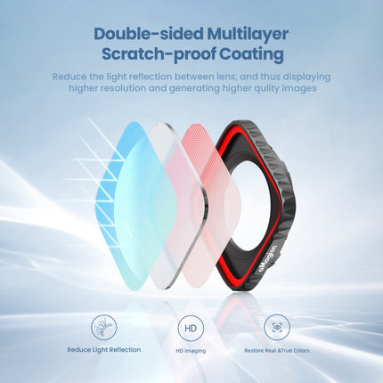 aMagisn Waterproof Filter Protective Goggles Sports Camera Accessories, For Insta360 Ace Pro UV