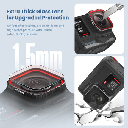 aMagisn Waterproof Filter Protective Goggles Sports Camera Accessories, For Insta360 Ace Pro UV, For Insta360 Ace Pro CPL