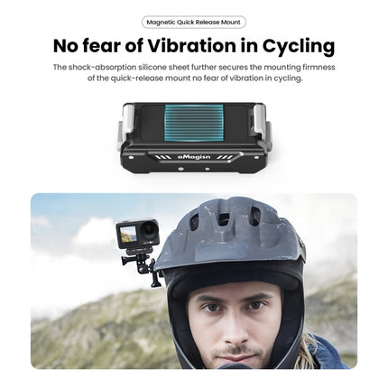 For DJI Osmo 360 / Action 5 Pro / Action 4 / Action 3 aMagisn Magnetic Fast Disassembly Motion Camera Accessories