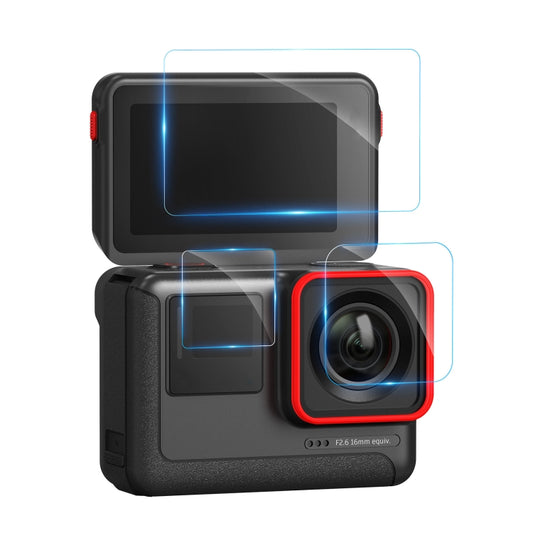 For Insta360 ACE aMagisn Tempered Film Protective Stickers Sports Camera Accessories, 6 In 1