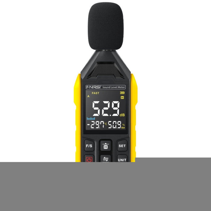 FNIRSI Noise Decibel Meter Home Volume Detector, Yellow
