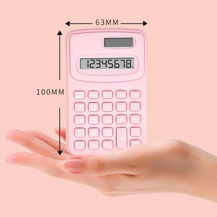 Small Solid Color Calculator Dormitory Student Office Exam Tool