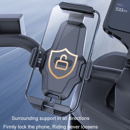 Cycling Bicycle Automatic Locking Mobile Phone Holder, Bicycle Phone Holder