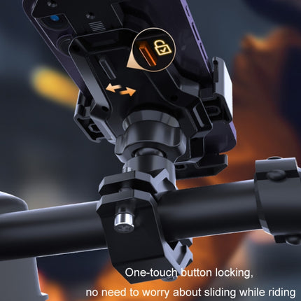 Cycling Bicycle Automatic Locking Mobile Phone Holder, Bicycle Phone Holder