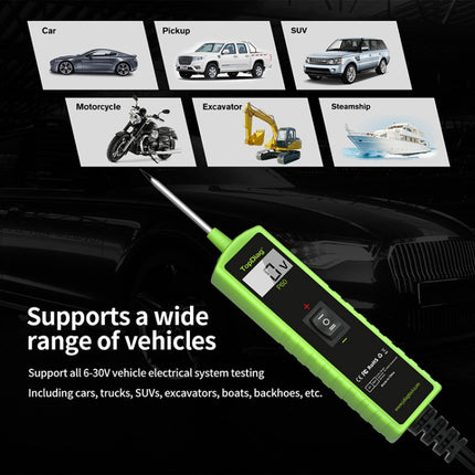 JDiag 6-30V Voltage Detector Automotive Power Circuit Diagnostic Diode