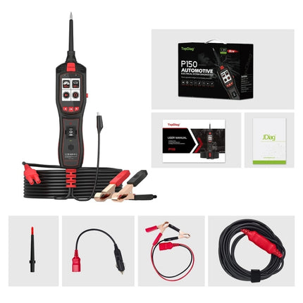 JDiag 6-30V Electrical Detector Fuel Injector Signal Detection Vehicle System Diagnosis, P150