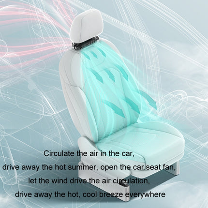 Car Turbine High Wind USB Plug-in Seat Back Fan