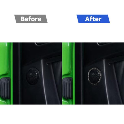 For Mercedes-Benz G-Class W463 2pcs /Set Rear Door Speaker Ring Sticker