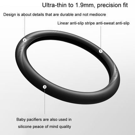 BEN.JACK Car Anti-slip Sweat-absorbent Liquid Silicone Steering Wheel Cover