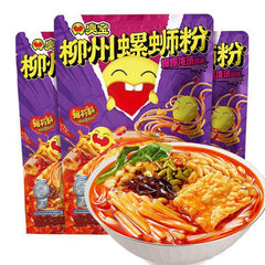 ChouBao Snails Vermicelli Liuzhou, Guangxi Fast Food Rice Vermicelli (Packaging shipped randomly), 350g Soup Sour Asparagus, 350g Broth Sour Asparagus, 330g Soup Big Bean Curd, 300g Broth Big Bean Curd, 228g Soup Happy Edition