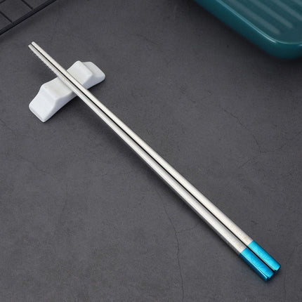 Food Grade 316 Stainless Steel Chopsticks Hotel Household Non-Slip Anti-Scald Chopsticks