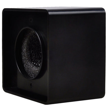 Micrófono para entrevistas, logotipo de la estación de bandera, cuadrado negro, cuadrado naranja, cuadrado azul, triangular negro, triangular naranja, triangular azul