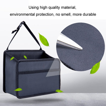 Car Hanging Garbage Bag Multifunctional Folding Storage Box, H611 Woven Pattern, H612 Crocodile Pattern, H613 Litchi Pattern, H615 Oxford Cloth