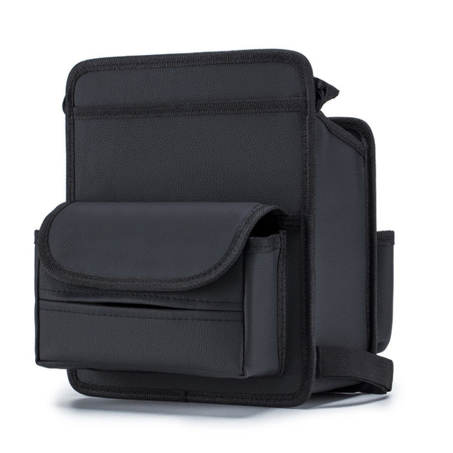 Car Seat Storage Mesh Pocket Hanging Storage Bag Tissue Box, H9160 Black
