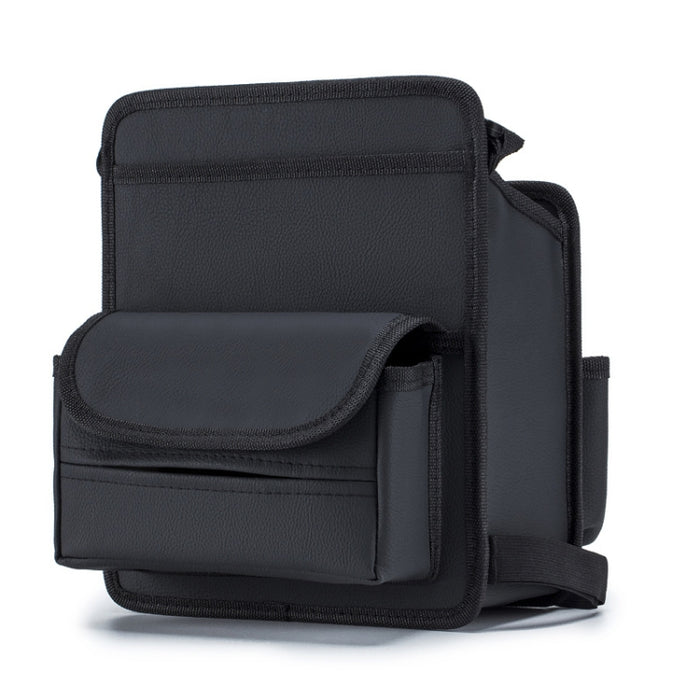 Car Seat Storage Mesh Pocket Hanging Storage Bag Tissue Box, H9160 Black