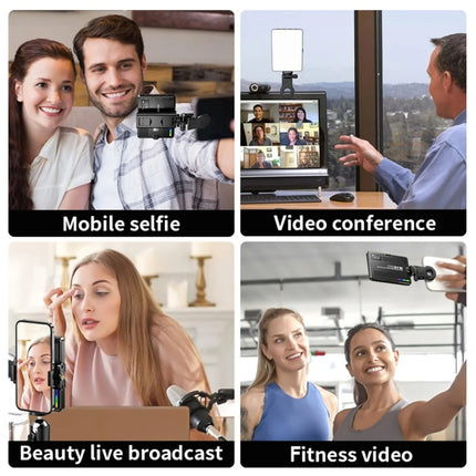 Rechargeable Pocket Light Mini Photography Light LED Outdoor Shooting Supplementary Light, Desiontal M15 3 Color Temperature, Desiontal M16 RGB