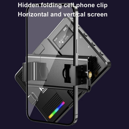 Rechargeable Pocket Light Mini Photography Light LED Outdoor Shooting Supplementary Light, Desiontal M15 3 Color Temperature, Desiontal M16 RGB