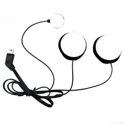 HD Noise-Proof Helmet Intercom Headset Microphone, 10 Pin Plug