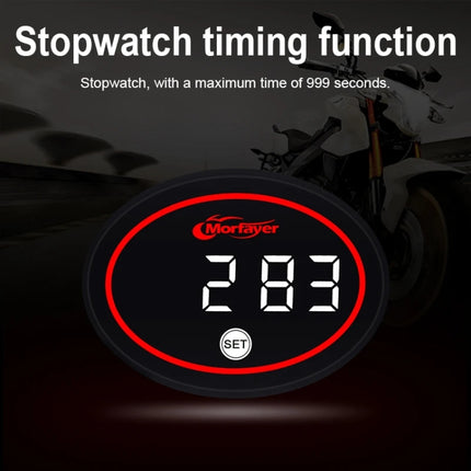 Morfayer Locomotive Multi-function Voltmeter, Red, Voltmeter Function, 2 in 1, 4 in 1, 4 in 1 With 7 Color Aperture