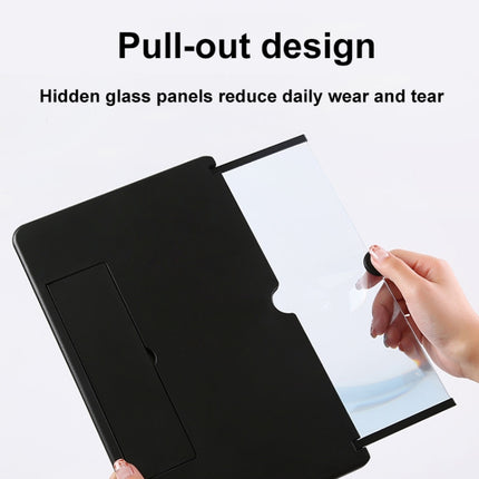 Pull-Out Folding Phone Screen Amplifier HD Anti-Blue Light Magnifying Glass, 14-inch-Black, 14-inch-White, 16-inch-Black, 16-inch-White, 18-inch-Black, 18-inch-White