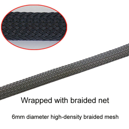 Computer PWM Temperature Control Cooling Fan Extension Cable Chassis HUB Connector, 0.27m