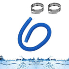 1 Hose 2 Clamps Blue