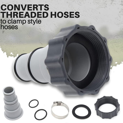 For Intex Pool Hose Adapter with Internal Thread, A Set, B Set, 1 A Type Adapter