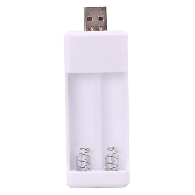 Directly Inserted 2 Slots USB AA / AAA Rechargeable Battery Charger, USB 2 Slots
