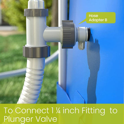 For Intex Pool Pump Fittings 10722 / 25009 Type B Hose Adapter, 1 B Type Adapter