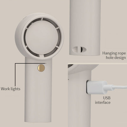 Mini Turbo Handheld Electrical Fan Portable USB Rechargeable Small Fan