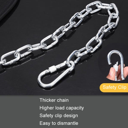 Pull Up Weighted Belt Lumbar Strength Training Double Bar Arm Extension Weighted Belt, Paste, Paste+70cm Iron Chain+2 Hooks, Metal Buckle, Metal Buckle+70cm Iron Chain+2 Hooks, Double Layer Paste, Double Layer Paste+70cm Iron Chain+2 Hooks