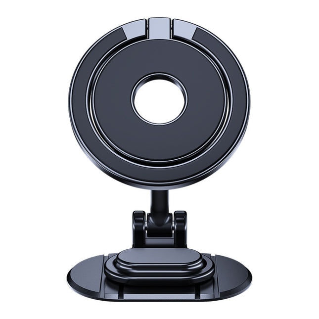 Magnetic Folding Car Phone Holder Rotatable Dashboard Stick-On Navigation Stand, D50-1