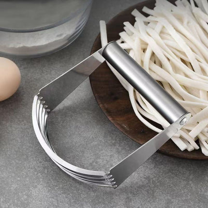 Stainless Steel Cutter 5-Layer Curved Dough Mixer Kitchen Baking Flour Cutter Gadgets