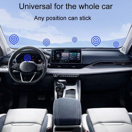 Zero Gravity Car Steering Wheel Phone Navigation Mount Sticky Metal Magnetic Holder, D35