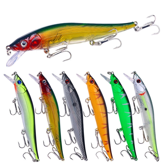 6colors /Set HENGJIA MI169 Submerged Minnow Dummy Bait Lua Hard Fishing Lures