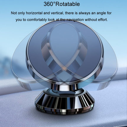 BaiLe Magnetic Car Phone Holder Universal Car Dashboard Fixed Navigation Bracket, Sticker Silver, Sticker Black, Buckle Silver, Buckle Black