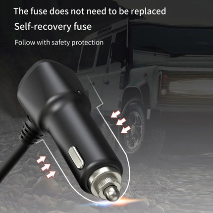120W Digital Display Cigarette Lighter Car Fast Charging Charger